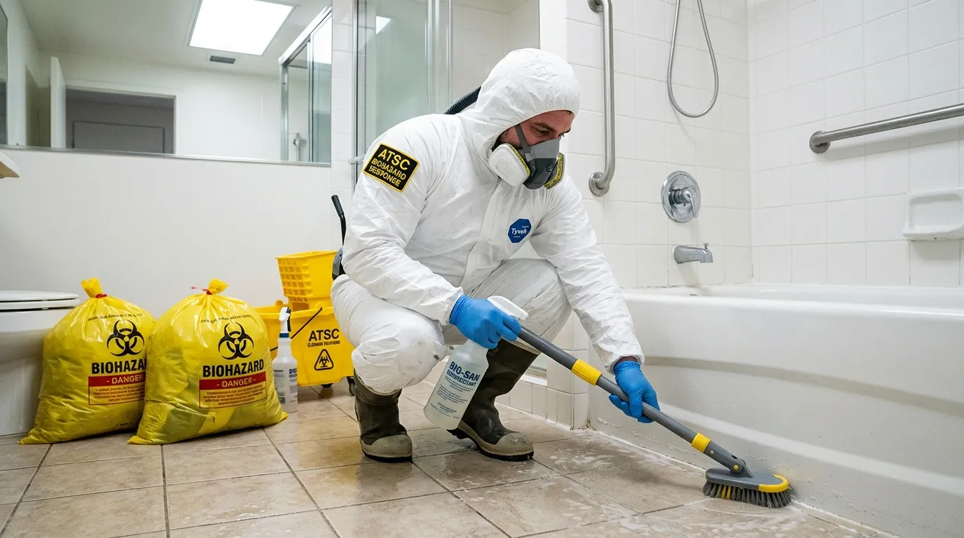 Decontamination equipment deployed for Blood Cleanup in Noble